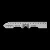 2Pcs Pupil Distance Meter Pupillary Distance Ruler Optical Spectacles PD Ruler
