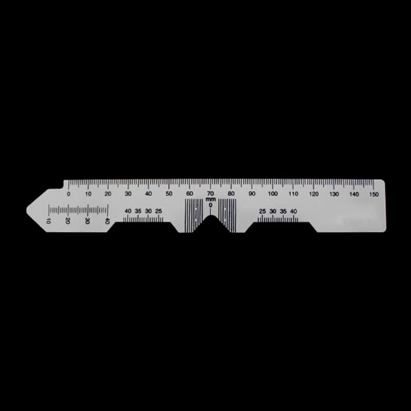 2Pcs Pupil Distance Meter Pupillary Distance Ruler Optical Spectacles PD Ruler