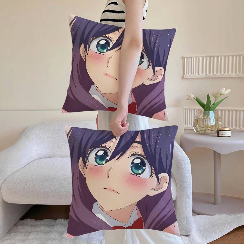 K-Kiss Him Not Me Pillow Case Anti-dustmite Pillowcase Invisible zipper silky Sofa cushion cover