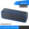 High-Volume Bluetooth Subwoofer Speaker with Voice Announcer