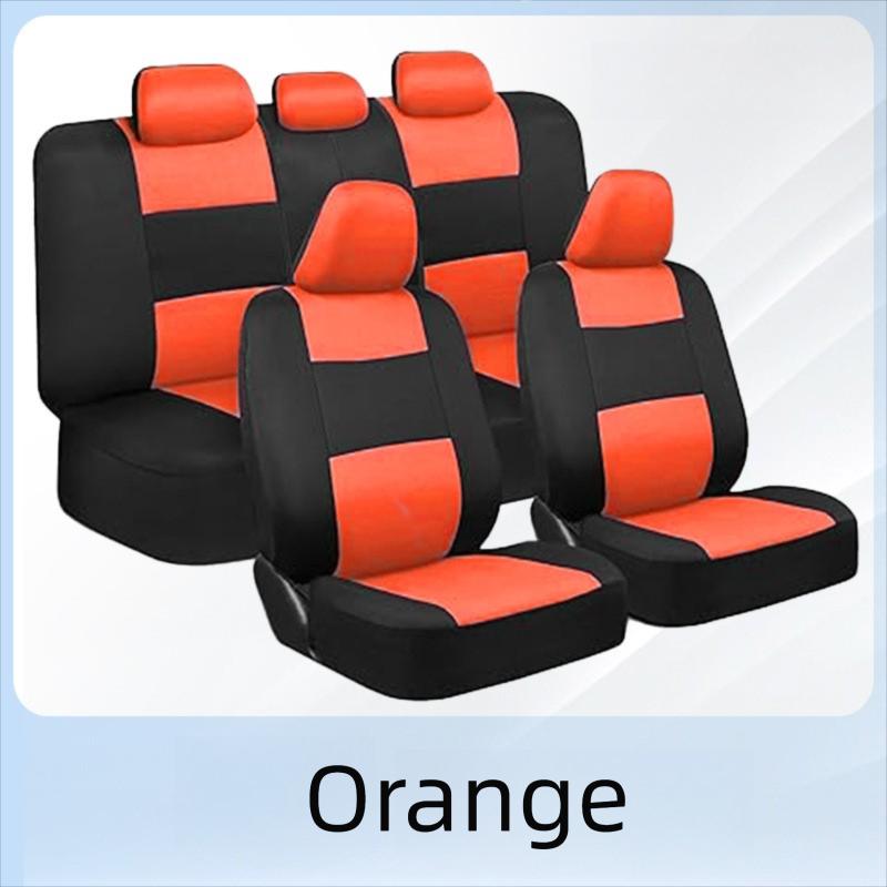 New 5Seats Full Set Car Seat Covers Auto Seat Decoration Rear Front Auto Seat Cover Car Cushion Protector Case Cover