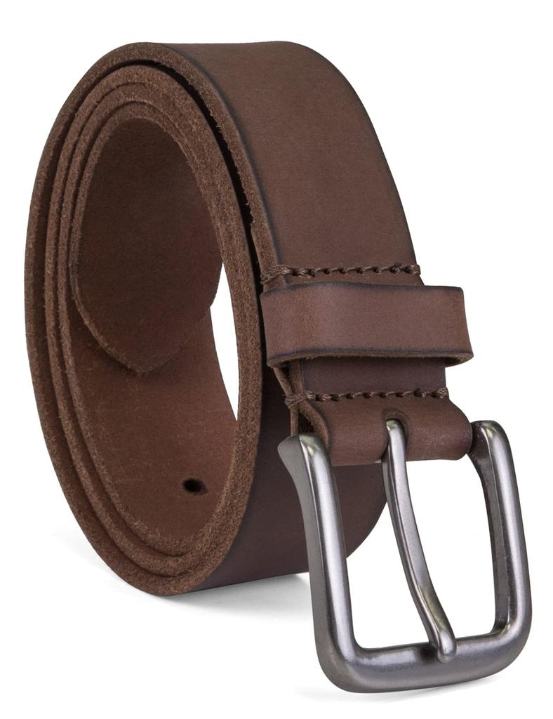 Timberland Classic Leather Jean Dark 38 Men's Belt, Brown,