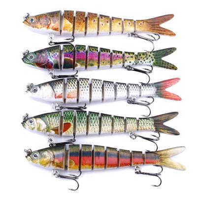 13.7cm 27g Multi Jointed Fishing Artificial Lifelike Lure Wobbler Swim Bait
