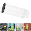 Tennis Ball Holder with Clear PVC Tube and Protective Black Lid for Storage Indoor Outdoor Use 6pcs