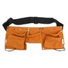 Leather Tool Belt - Children's Work Belt With Hammer Rings For Outdoor Garden Role Playing Games