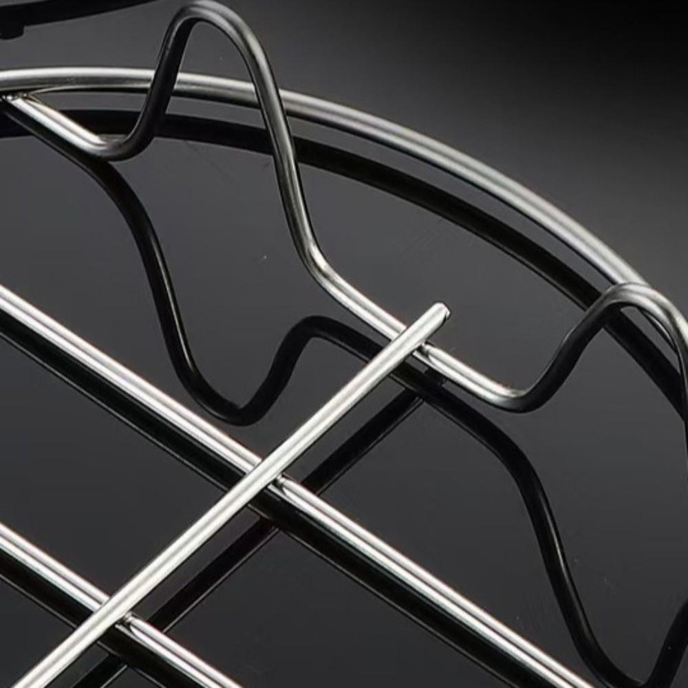 Rust-proof Stainless Steel Steaming Racks Thicken Air Fryer Rack Kitchen Steamer Holder Air Fryer