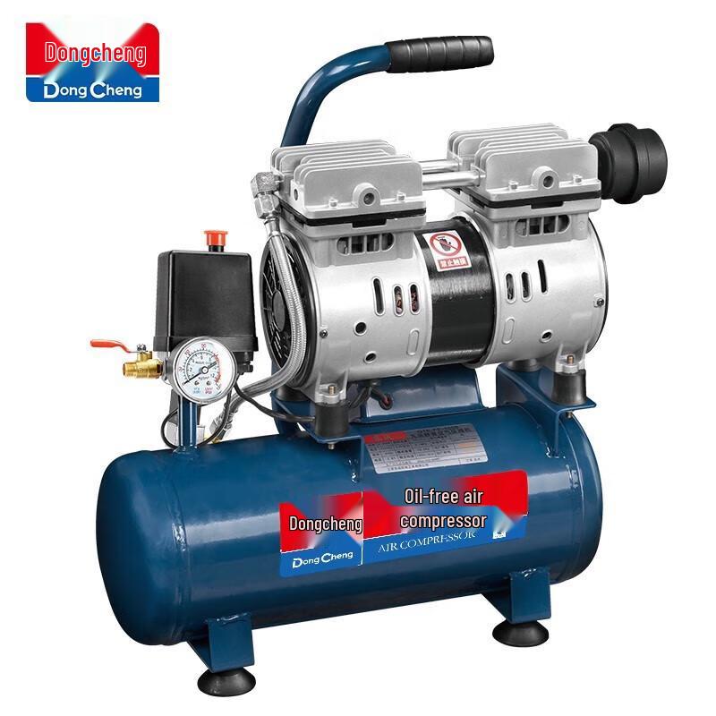 Dongcheng Low-Noise Oil-Free Air Compressor CN plug (adapter included)