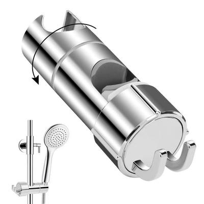 Adjustable No-Drill Shower Head Holder with Hook Bracket