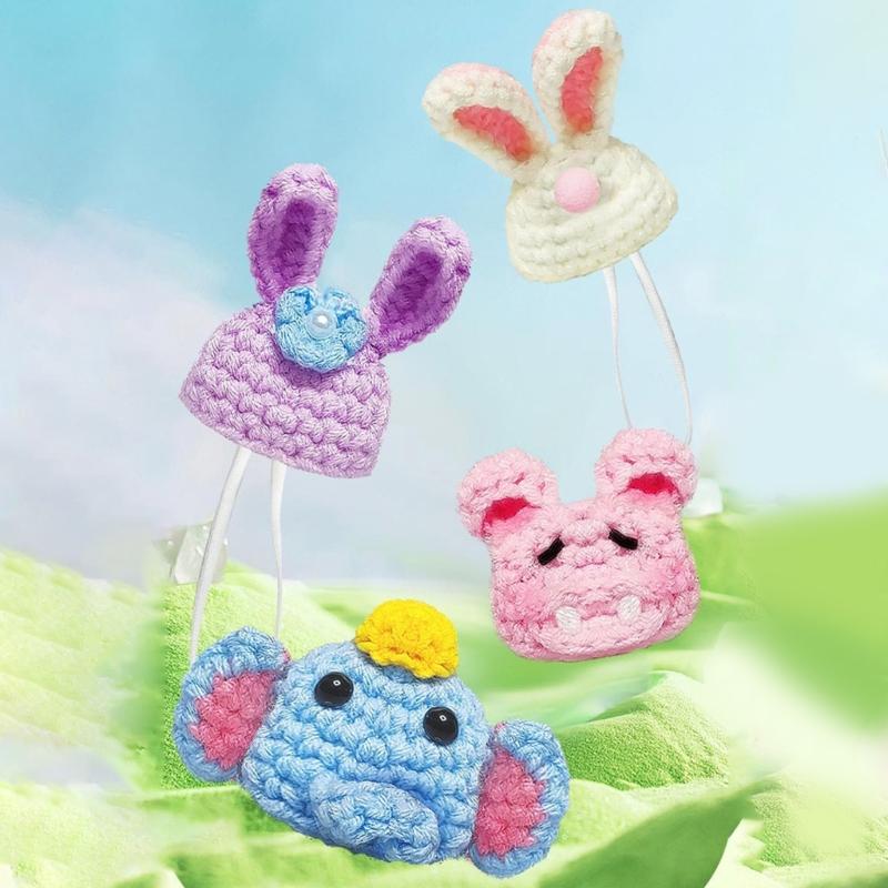 Fashionable Hand Knitted Hat for Guinea Pigs Fashion and Practical Knitted Hat Accessory for Festival Photography