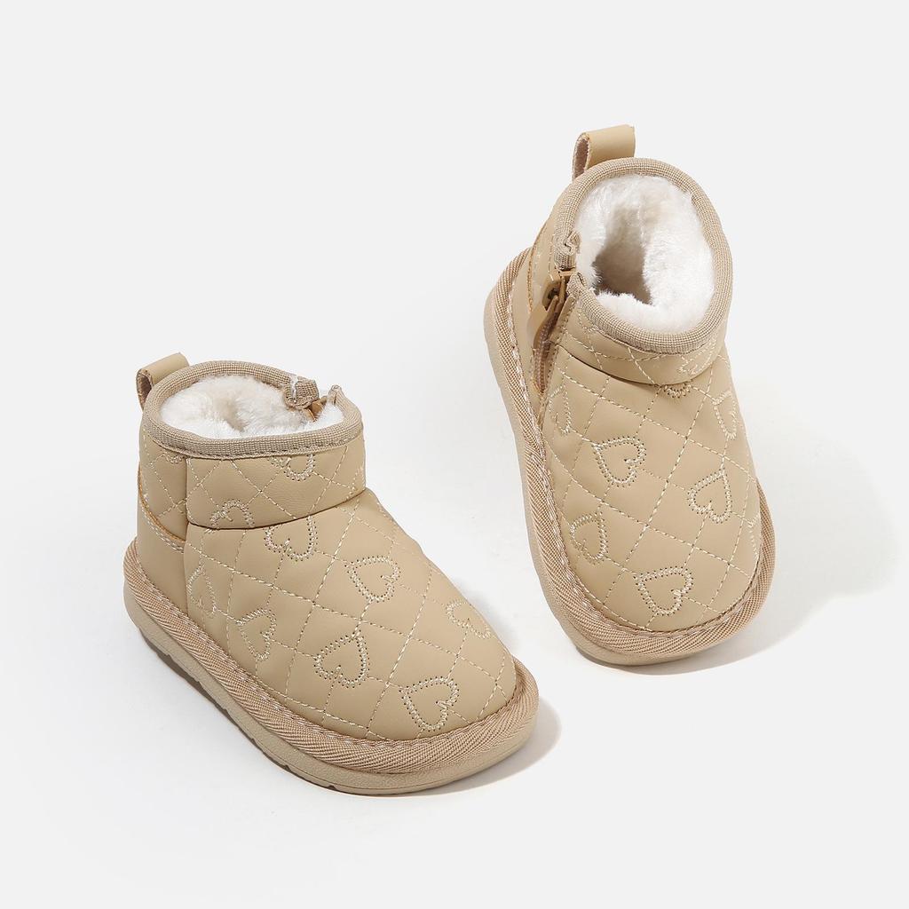 Infant Soft Sole Cotton Snow Boots – Winter Walker Shoes for Boys & Girls