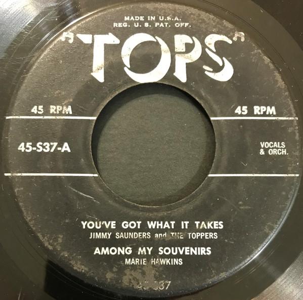 

7inch Record VARIOUS - Untitled 45S37 Tops Records US Pop Used