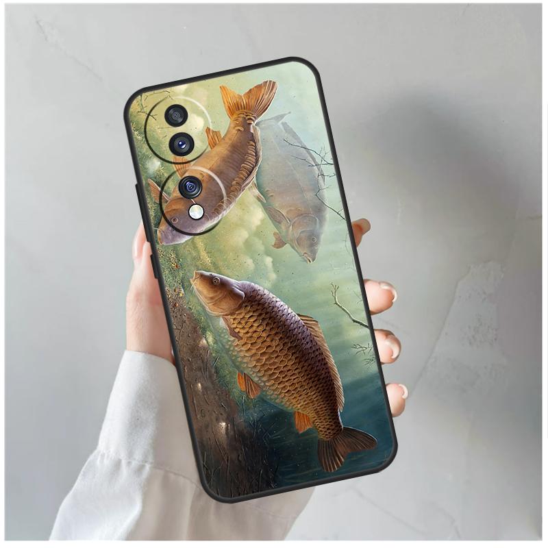Chub Carp Fish Phone Case For Honor X8b X9b X8 X9 X6a X7a X8a X9a Honor Magic 6 Pro 5 Lite 50 70 90 Cover