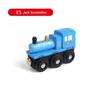 Non-Toxic Wooden Magnetic Train Kids Train Toy Anime Locomotive Car Toys Wooden Track Train Railway Vehicles Children Birthday Gifts