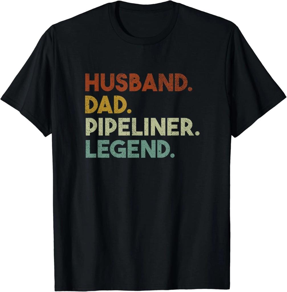 Husband Dad Pipeliner Legend Vintage Pipeliner Welder Gift Unisex T-Shirt