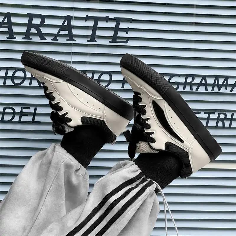 Plataform Plateforme Size 46 Sneakers Men Casual New Shoes Super Cozy Sports Loafers Branded Products Vietnam Super Cozy