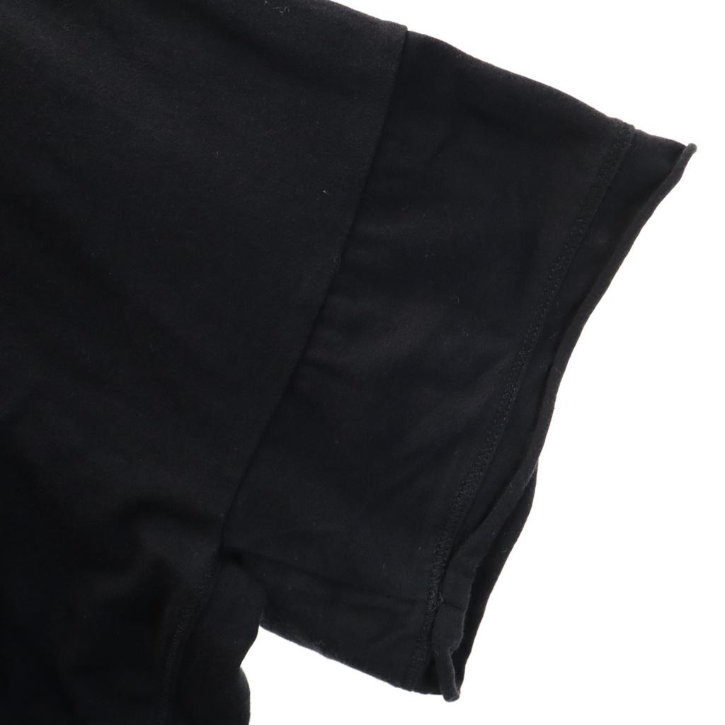 LIVIANA CONTI made in Italy Short sleeve V-neck slit Cut XS black Women Used