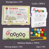 Wooden Clip Beads Games Montessori  Color Matching Parish Learning Set Fine Movement Training Educational  For