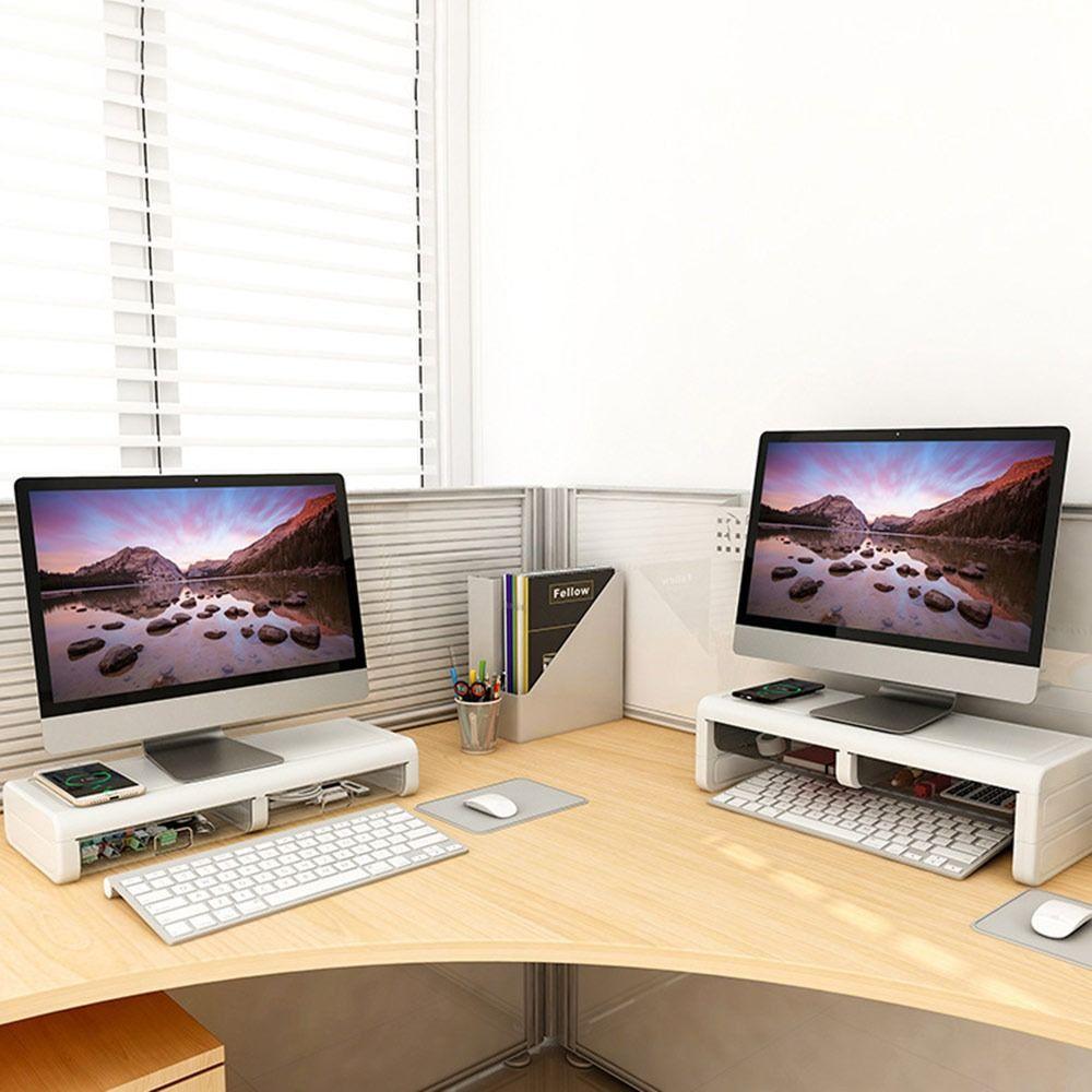 Desktop Computer Monitor Stand with Drawer Monitor Stand New Computer Heightening Rack