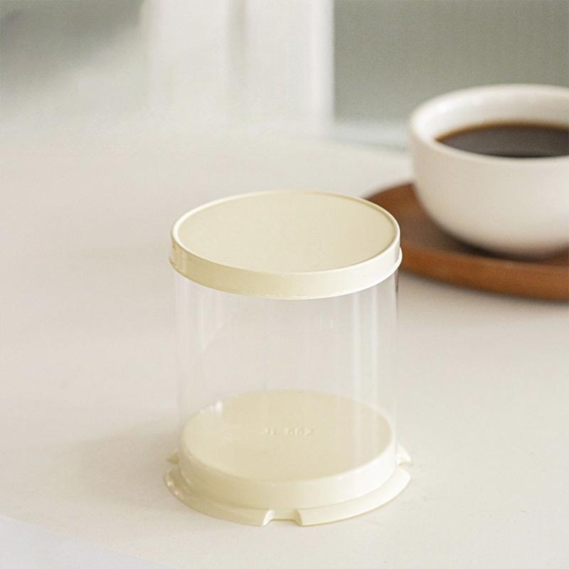 10PCS/Pack Water Resistance Fruit Decoration Cake Cup Simple Dessert Box Dessert Occasions 10x10x11cm/Single