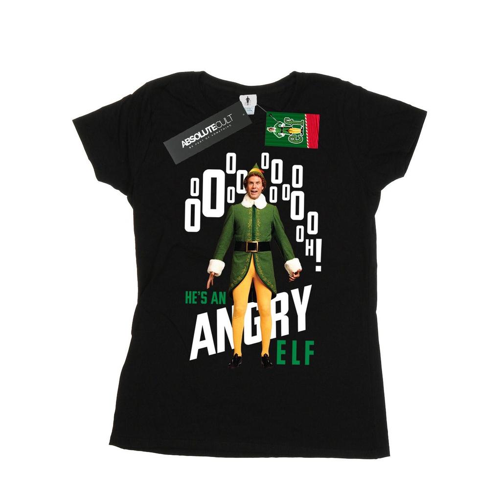Elf Womens/Ladies Angry Elf Cotton T-Shirt