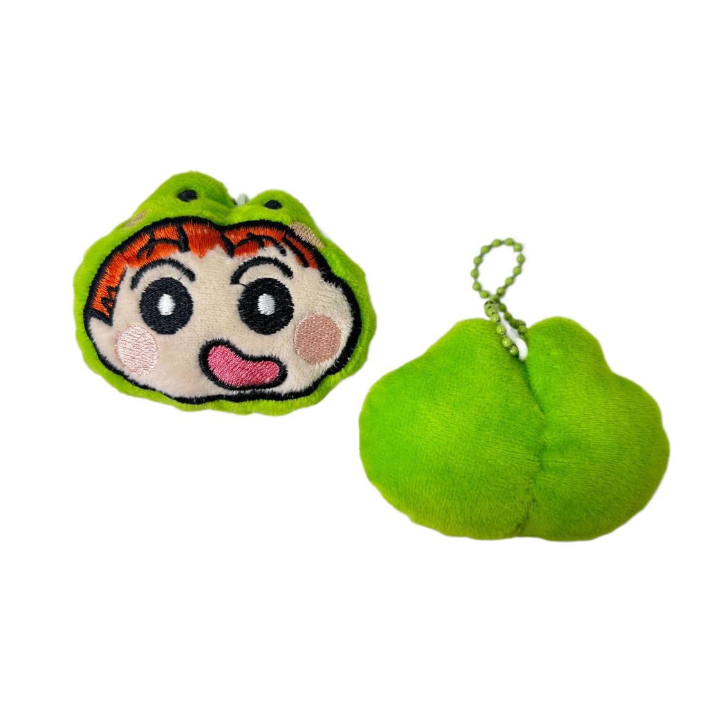 Crayon Shin-chan Plush Doll Charm - Cute Costume Pendant & DIY Clothing Accessory