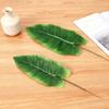 10pcs Realistic Artificial Banana Leaf Palm Branches, Fabric Material, Perfect for Home & Garden Decor, Weddings, All Seasons