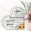 Like Message Heart Plaque - Family Quotes for Mom, Dad, Grandma, Bonus Mom - Sentimental Keepsake Gift with Father// Mother-in-Law Text, Nurseries, Ho