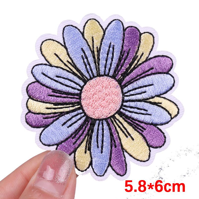 Hats Sew /Ironing Embroidered Patches Cartoon /Mushroom Planet Patch Iron On Patches For Clothing Thermoadhesive Patches Sew Badge