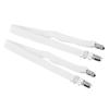 2PCS 90-180cm Bed Sheet Strap Clip   Fasteners   Mattress Holder (white)