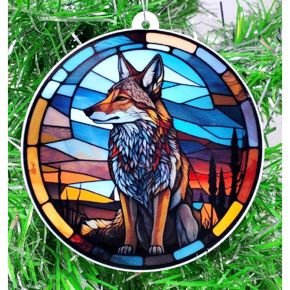 Coyote Ornament