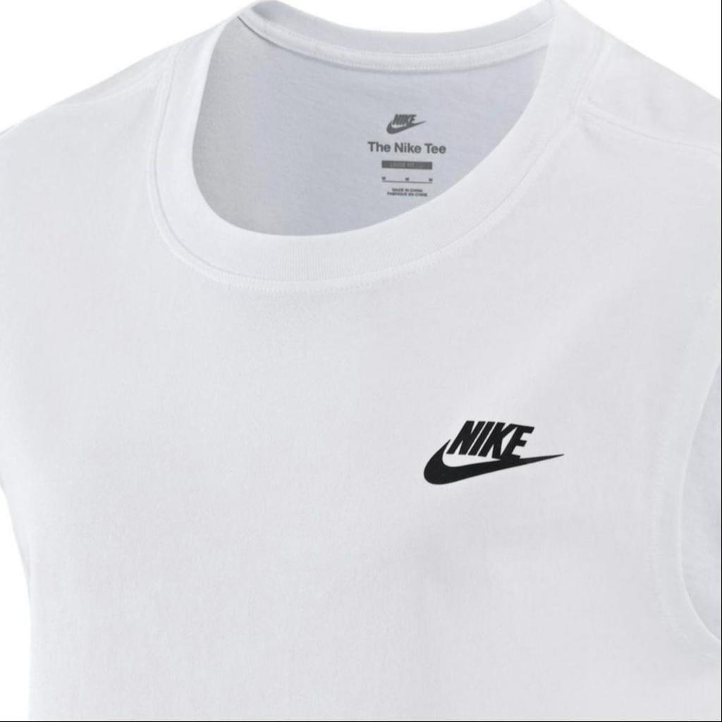 Nike Sportswear Solid Logo Sleeveless Crew Neck Tank Top Women Tops White FB8226-100