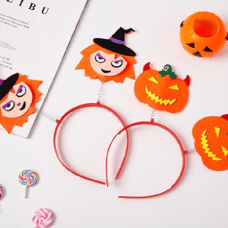 Halloween Headband Day of the Death Hairband Handmade Kits Party Gathering Toy