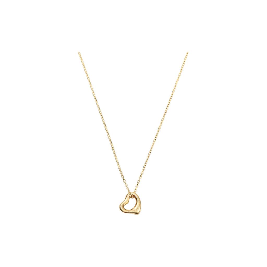 Tiffany & Co. Elsa Peretti® Open Heart Necklace Women Necklace 18K-Yellow-Gold 60957398