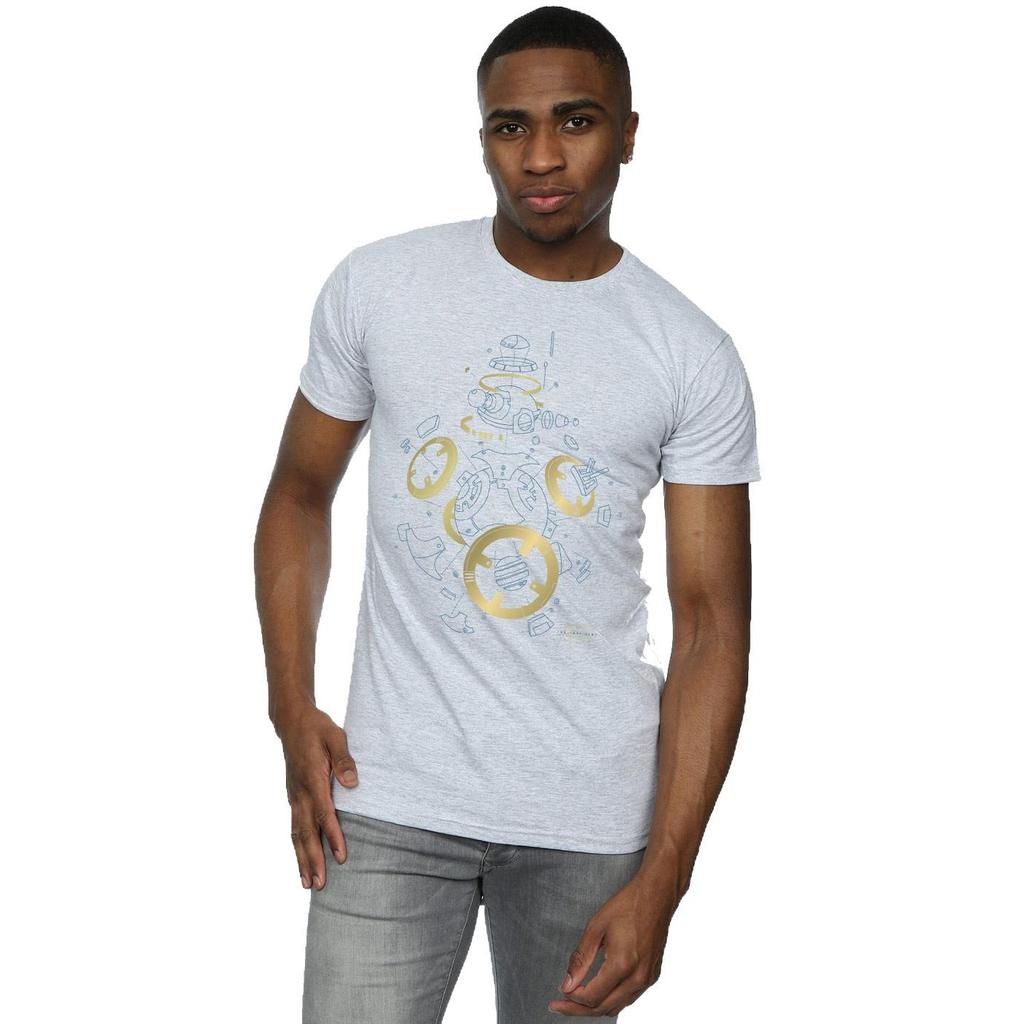 STAR WARS Mens The Last Jedi BB-8 Deconstructed T-Shirt