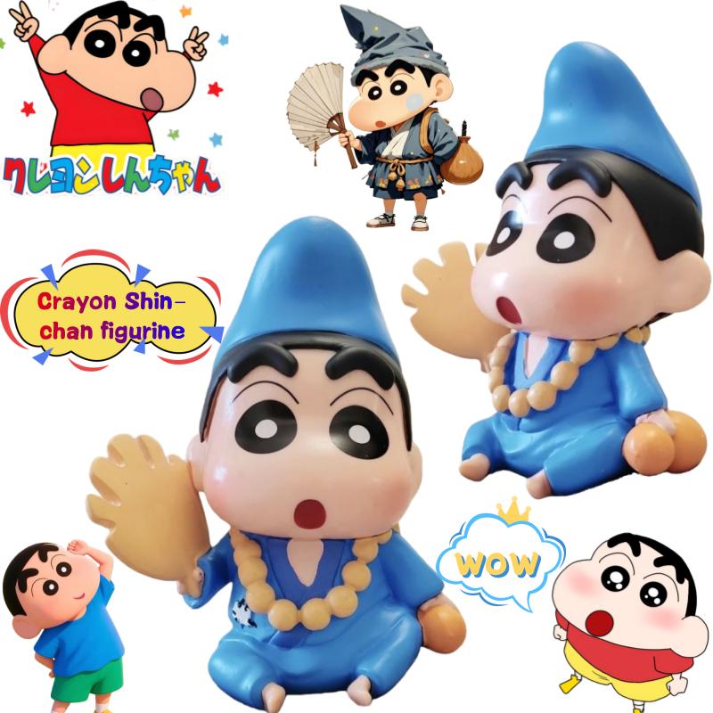 Crayon Shin-chan Hand-made Creative High-value Anime Cute Doll Cosplay Doll Model Car Chassis Desktop Decoration Birthday Gift
