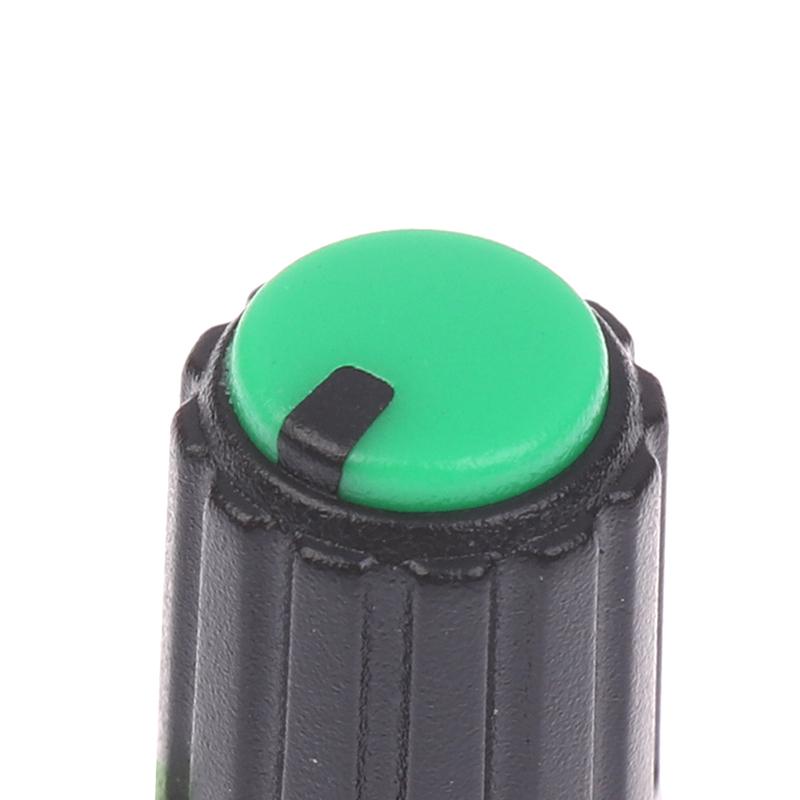 20Pcs Dual Color Knob 10X12Mm Small Volume Adjustment Hat Flower Shaft Hole 6Mm Potentiometer Volume Switch Caps Control Knob
