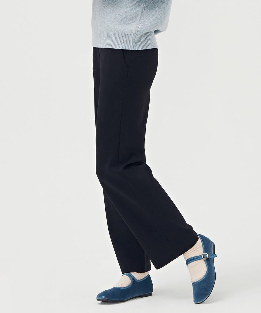 CHASECULT Women'S Brushed Elastic Waist Wide Pants-Bfrg2254D03