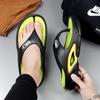 Neue Herren EVA Plateau Flip Flops Mode Trendige Herren Hausschuhe Zuhause Geräuscharm Rutschfest Pantoletten Outdoor Strand Freizeit Sandalen Sandalias