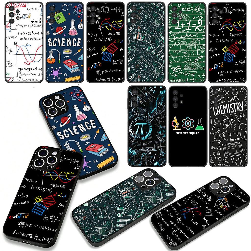 Cover for Xiaomi Redmi 15 A5 9A 9T 10A 10C 9C NFC 15C Note 11 9 10 Pro 8T 4G 5G Coque Phone Case Chemical Maths Equation Formula
