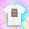 Find Peace T-Shirt S-5X Retro Floral Peace Symbol Hippie Vibes Positive Gift Tee