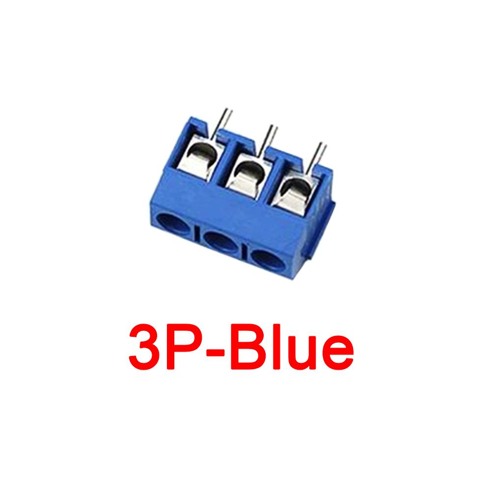20KS KF301 KF301-2P KF301-3P KF301-4P KF301-5.0 Montáž na desku plošných spojů Modrá Zelená Rozteč přímých kolíků 5,0 mm Kombinovatelný konektor šroubové svorkovnice