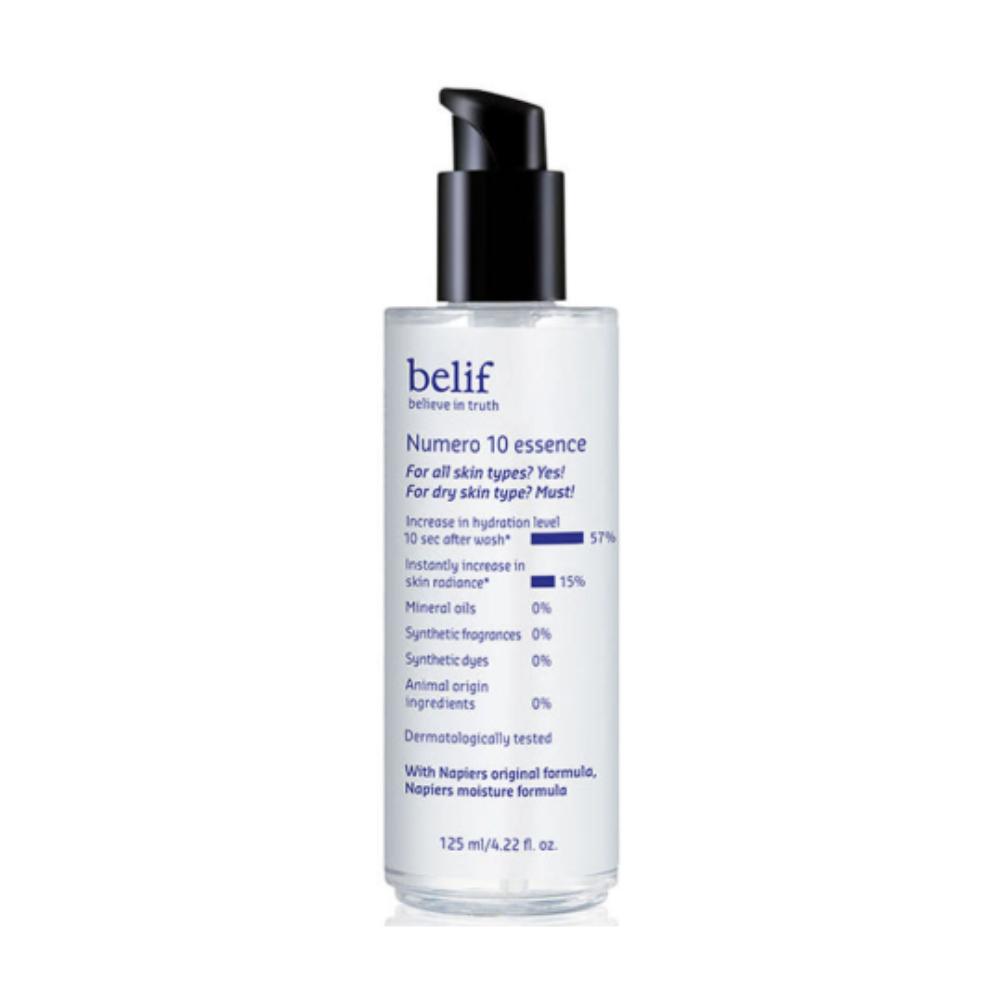 belif Numero 10 Essence 125ml - The Ultimate 10-Second Moisture Lock Post-Cleansing Serum