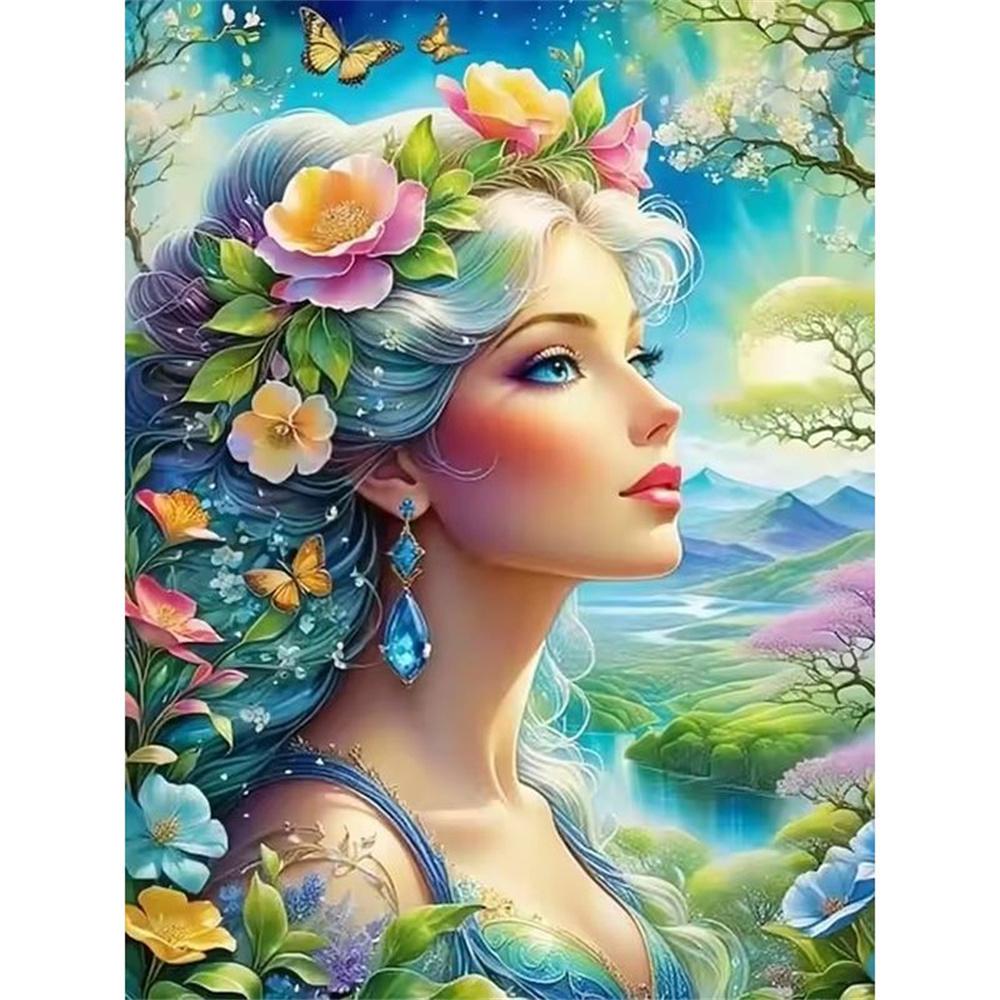 CHENISTORY Landscape Diamond Embroidery Cross Stitch Art Kits Diy Craft Diamond Painting5D Mosaic Kit Wall Art Home Decoration