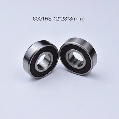 6001RS  Chrome Steel Rubber Sealed 1pcs Bearing 12*28*8(mm)