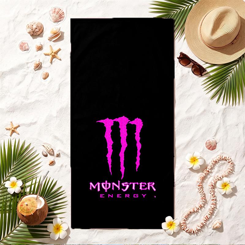 Monster Soft Beach Towel Stylish Beach Pool Towel for Summer Seaside Vacation Travel