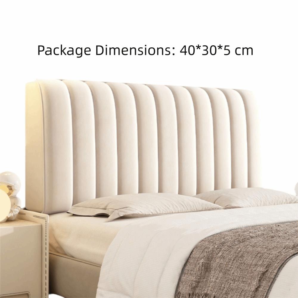Simple Style Solid Color Headboard Velvet Texture Washable Headboard Cover Headboard Cover  Home