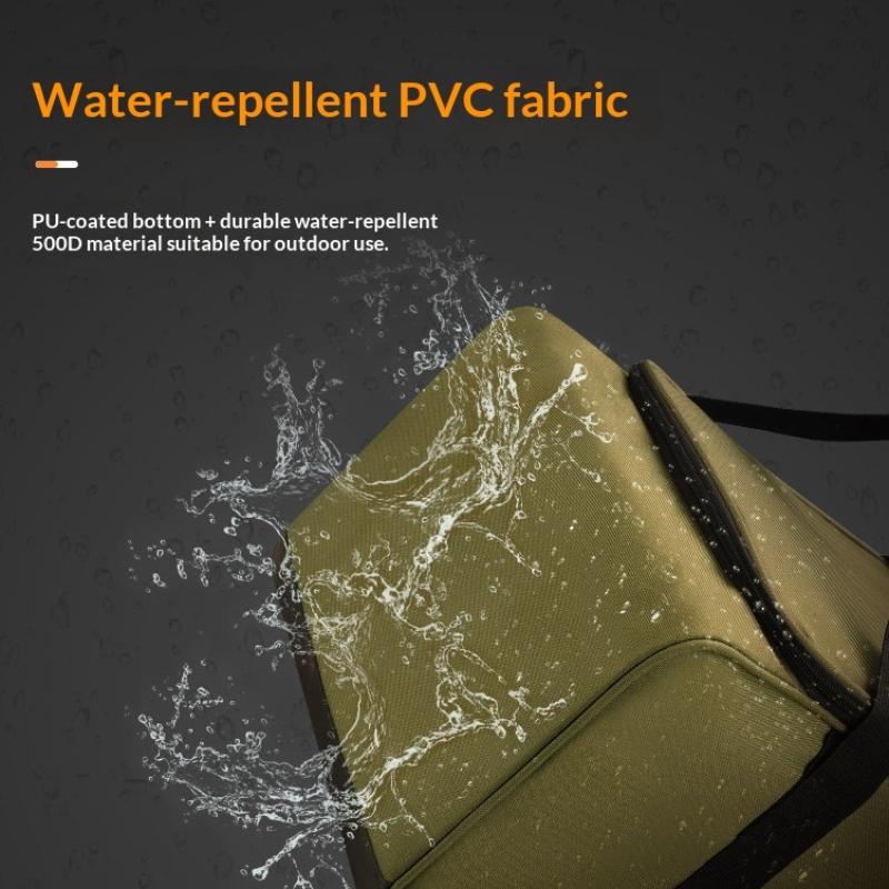Outdoor Camping Picnic Tableware Storage Bag Oxford Cloth Camping Cookware Organizer Bag Kitchen Utensils Pots Storage Pouch