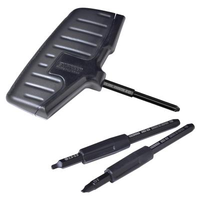 Engineer Nejizaurus Bazooka Screw Removal Driver Compatible with Flat and Countersunk Screws Crushed Screws Hexagonal Width Across Flats Black [For +