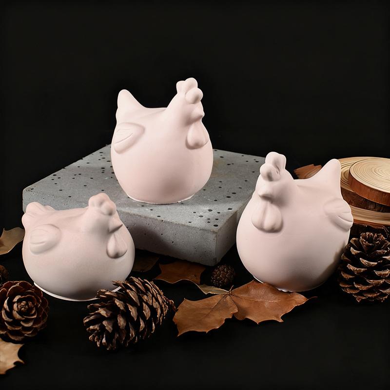Diy Chick Mold Silicone Candle Ornament Mold 3d Rooster Mold Easter For Plaster Craft Holiday Crafting Candle Making
