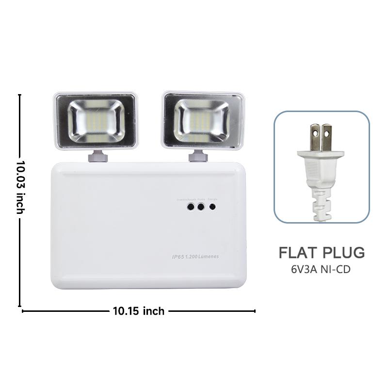 LED Fire Fighting Light Emergency Evacuation Exit Light Wall Mounted Rechargeable Emergency Lamp Indoor Light for Power Outage